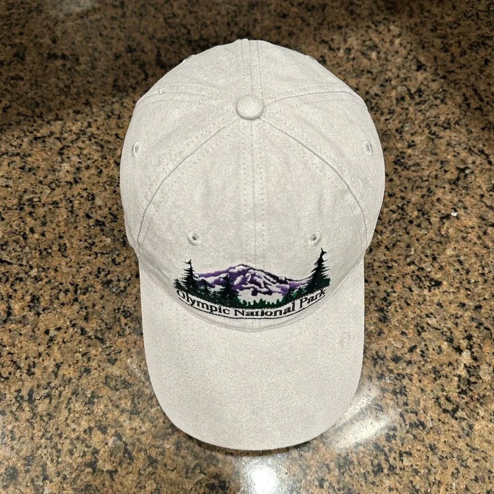 Olympic National Park Smith-Western Hat Grey Adjustable Strap Back